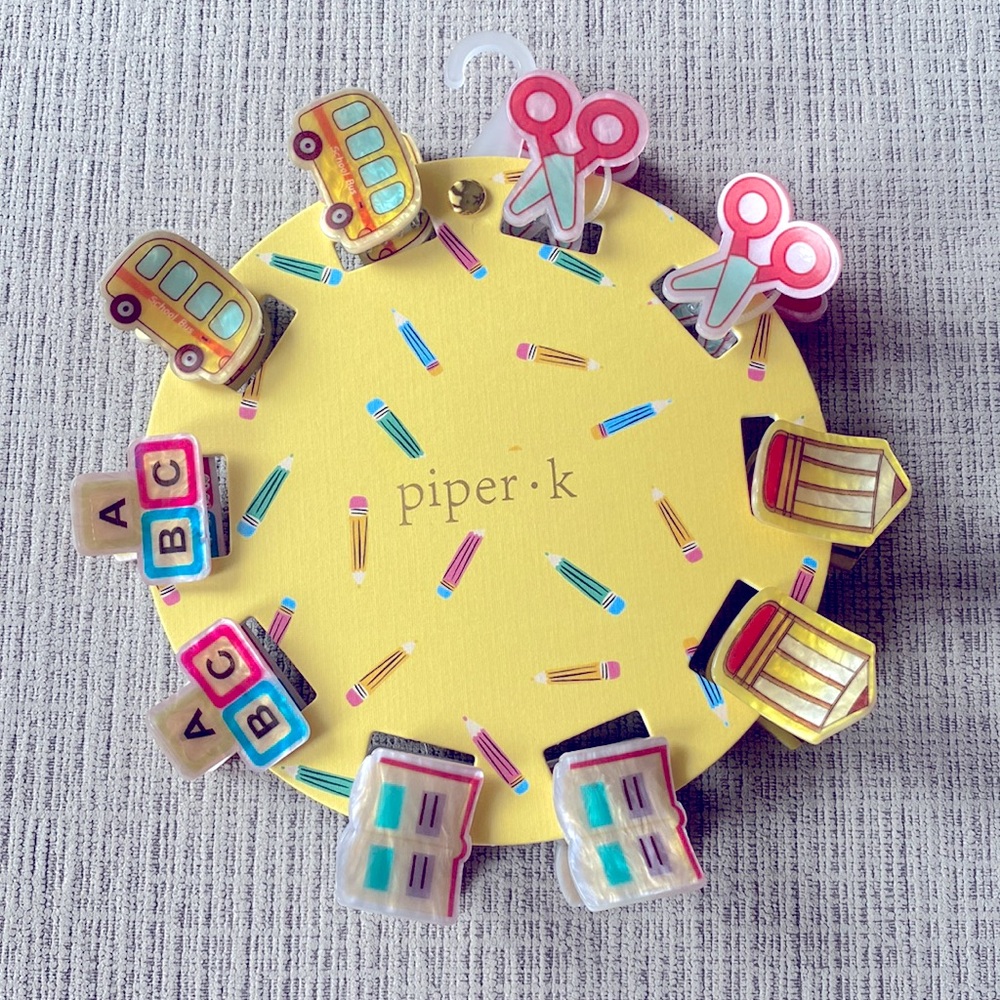 Piper K Back to School Hair Clips